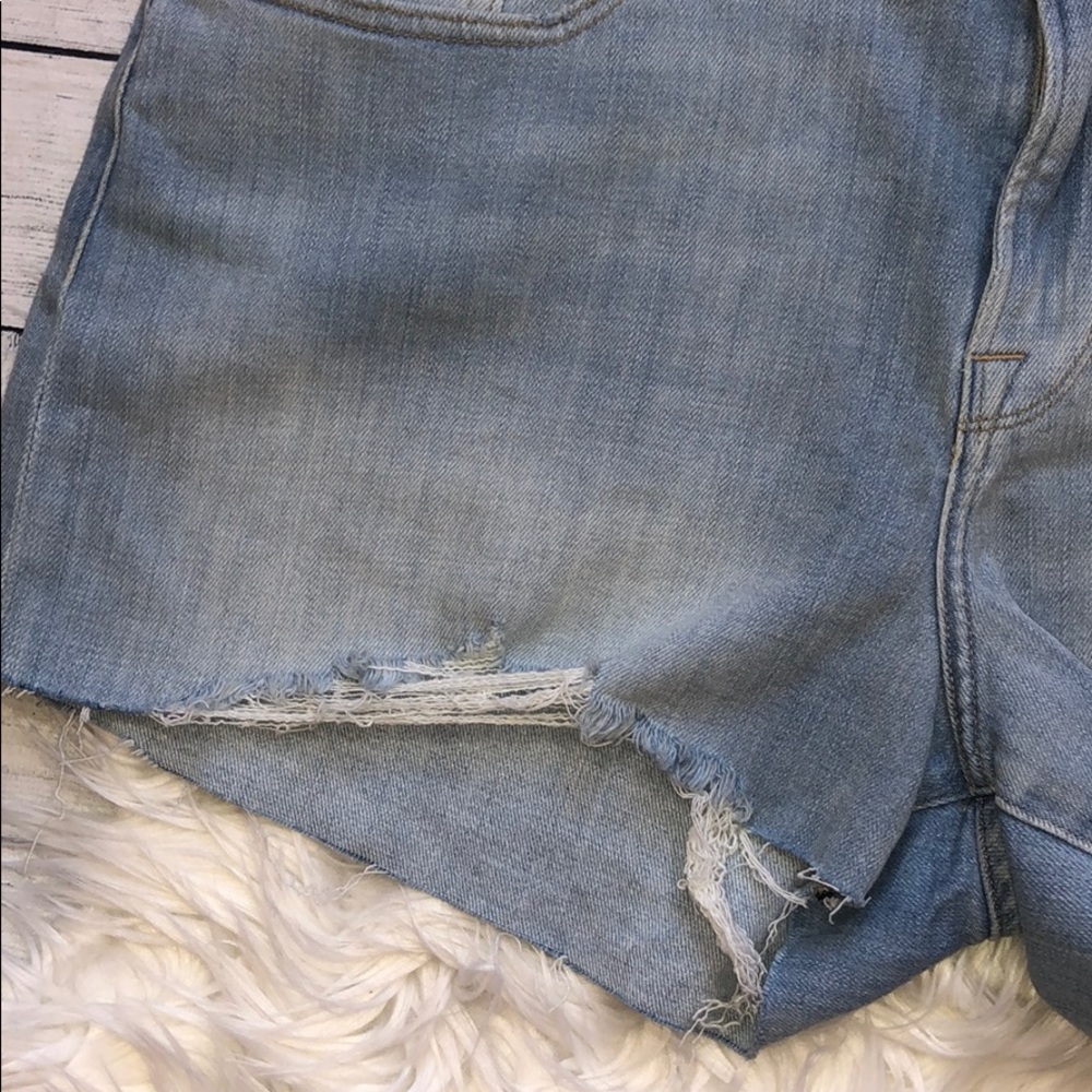 NWT Frame Denim Le Grand Garcon Raw Hem Shorts - Picture 4 of 8